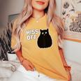 Hiss Off Women's Oversized Comfort T-Shirt Mustard