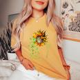 Gastroparesis Awareness Sunflower Women's Oversized Comfort T-shirt Mustard