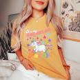 Groovy It's My Bachelor Party Unicorn Marriage Party Women's Oversized Comfort T-Shirt Mustard