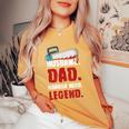 Horror Movie Quote For Your Horror Movie Dad Dad Women's Oversized Comfort T-Shirt Mustard
