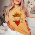 Howdy Cowboy Cowgirl Western Country Rodeo Howdy Men Boys Women's Oversized Comfort T-shirt Mustard