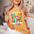 I'm Ready To Crush Kindergarten Dabbing Unicorn Cute Girls Women's Oversized Comfort T-Shirt Mustard