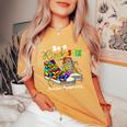 Be A Kind Sole Autism Awareness Puzzle Shoes Be Kind Women's Oversized Comfort T-shirt Mustard