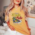 Be A Kind Sole Autism Awareness Puzzle Shoes Be Kind Women's Oversized Comfort T-shirt Mustard