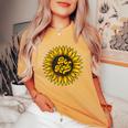 Be Kind Sunflower Anti Bullying Women Inspirational Kindness Women's Oversized Comfort T-shirt Mustard