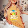 Proud Aunt Of A Class Of 2023 Kindergarten Graduate Women's Oversized Comfort T-shirt Mustard
