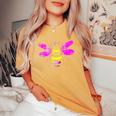 Queen Bee Honey Bee Vintage Women's Oversized Comfort T-Shirt Mustard
