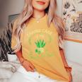 Snake Plant Mother In Law's Tongue For Plant Lovers Women's Oversized Comfort T-Shirt Mustard