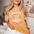 Soldiers Don't Brag Proud Army Mother-In-Law Military Mom Women's Oversized Comfort T-Shirt Mustard