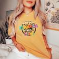 Spread Kindness Not Germs Essential Be Kind Women's Oversized Comfort T-shirt Mustard
