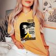 Stare Into These Eyes Creepy Horror Movieretro Movie Poster Creepy Women's Oversized Comfort T-Shirt Mustard
