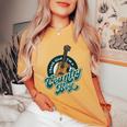 Thank God Im A Countryboy Country Music Hat Cowgirl Band Women's Oversized Comfort T-shirt Mustard