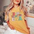 In My Thirties Era Groovy Women's Oversized Comfort T-Shirt Mustard