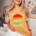 Vintage Retro Summer Fishing Missouri Lake Of The Ozarks Women's Oversized Comfort T-Shirt Mustard