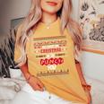 All I Want For Christmas Is To Punch You Ugly Xmas Sweater Women's Oversized Comfort T-Shirt Mustard
