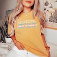 World Be Kind Transgender Trans Pride Transsexual Lgbt Women's Oversized Comfort T-shirt Mustard