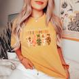 Nicu Nurse Halloween Cutest Pumpkins Mother Baby Nurse Fall Women's Oversized Comfort T-Shirt Yam