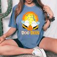 Boo Bees Halloween For Bees Women's Oversized Comfort T-Shirt Blue Jean