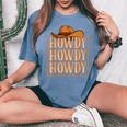 Howdy Cowboy Cowgirl Western Country Rodeo Southern Men Boys Women's Oversized Comfort T-shirt Blue Jean