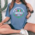 Making Memories Together Cute Family Christmas 2023 Women's Oversized Comfort T-Shirt Blue Jean
