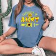 Promoted To Aunt Est 2019 T Sunflower Aunt Women's Oversized Comfort T-shirt Blue Jean