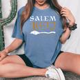Salem 1692 They Missed One Witch Halloween Women's Oversized Comfort T-Shirt Blue Jean