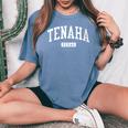 Tenaha Texas Tx Vintage Athletic Sports Women's Oversized Comfort T-Shirt Blue Jean