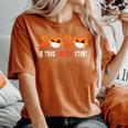2020 A True Horror Story Halloween Pumpkin In Mask Costume Halloween Pumpkin Women's Oversized Comfort T-Shirt Yam