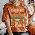 My 70S Costume 70 Styles 70'S Disco 1970S Party Outfit Women's Oversized Comfort T-Shirt Yam