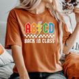 Abcd Back In Class Rocks Back To School Boys Girls Teacher Women's Oversized Comfort T-Shirt Yam