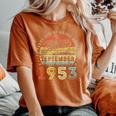 Awesome Since September 1953 Vintage 70Th Birthday Women's Oversized Comfort T-Shirt Yam