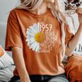 Bday Mom Wife Born In April 1957 65 Years Of Being Sunshine Women's Oversized Comfort T-shirt Yam