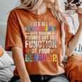 Behavior Therapist Fun And Games Behavior Analyst Therapist Women Oversized Print Comfort T-shirt Yam