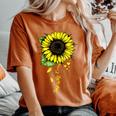 Best Wife Ever Sunflower Women's Oversized Comfort T-shirt Yam