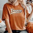Cougars Sports Name Vintage Retro For Boy Girl Women's Oversized Comfort T-Shirt Yam