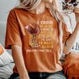 Cowgirl Boots & Hat I Cross My Heart Western Country Cowboys Women's Oversized Comfort T-shirt Yam