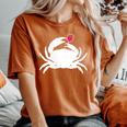 Crab Ocean Wine Cruise Vacation Lovers Drinking Women's Oversized Comfort T-Shirt Yam