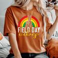 Field Day Vibes School Game Day Student Teacher 2022 Women's Oversized Comfort T-shirt Yam