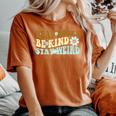 Flower Groovy And Read Books Be Kind Stay Weird 2023 Women's Oversized Comfort T-shirt Yam