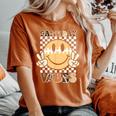 American Football Game Day Vibes Girl Women's Oversized Comfort T-Shirt Yam