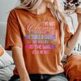 Clumsy Quote I'm Not Clumsy Sarcastic Women's Oversized Comfort T-Shirt Yam