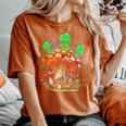 Magic Mushroom Alien Trippy Shroom Lsdweed Acid Trip Women's Oversized Comfort T-Shirt Yam