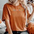 In My Mom Era Lover Groovy Retro Mother's Day Women's Oversized Comfort T-Shirt Yam