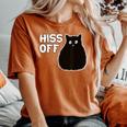 Hiss Off Women's Oversized Comfort T-Shirt Yam