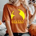 Giallo Italian Horror Movies 70S Retro Italian Horror Women's Oversized Comfort T-Shirt Yam