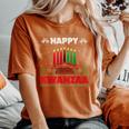 Happy Kwanzaa Kinara African American Ugly Christmas Sweater Women's Oversized Comfort T-Shirt Yam