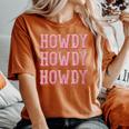 Howdy Rodeo Women Vintage Western Country Southern Cowgirl Women's Oversized Comfort T-shirt Yam