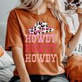 Howdy Vintage Rodeo Western Country Southern Cowgirl Outfit Women's Oversized Comfort T-shirt Yam