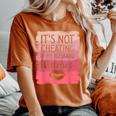 It's Not Cheating If My Husband Watches Sarcasm Humor Wife Women's Oversized Comfort T-Shirt Yam