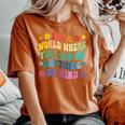 Be Kind Love Kindness Autism Mental Health Awareness Women Women's Oversized Comfort T-shirt Yam